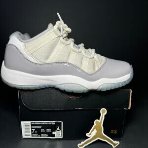 Size 7 - Nike Air Jordan 11 Retro Low GS Cement Grey Men's Shoes